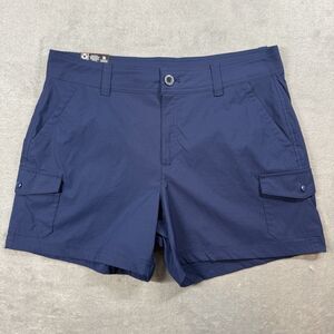 Eddie Bauer Cargo Pocket Shorts Women’s 12 Blue Nylon Outdoor Hiking Activewear
